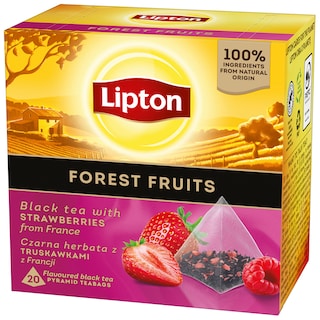 Lipton | Ceai negru cu aroma de fructe de padure 20x1.7g