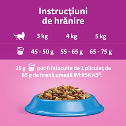 Whiskas | Hrana uscata pentru pisici, cu ton 1.4kg