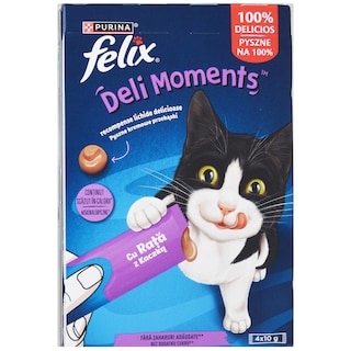 Felix | Recompense lichide cu rata, pentru pisici 4x10g