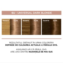 L'Oreal Paris | Vopsea pentru par 6U Universal Dark Blonde