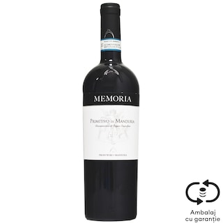 Memoria | Vin rosu Primitivo di Manduria 0.75L
