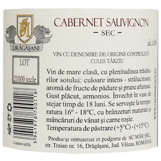 Casa Isarescu | Rezerva | Vin rosu Cabernet Sauvignon 0.75l