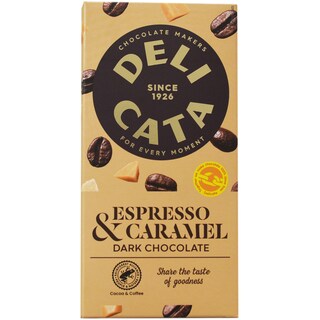 Delicata | Ciocolata neagra espresso & caramel 90g