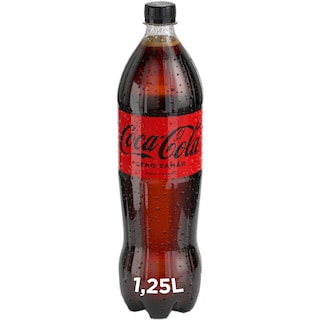 Coca-Cola Zero Zahar | Bautura racoritoare carbogazoasa cu indulcitori 1.25L