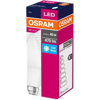 Osram | Bec LED E14 5.7W (40W) 4000K/2700K