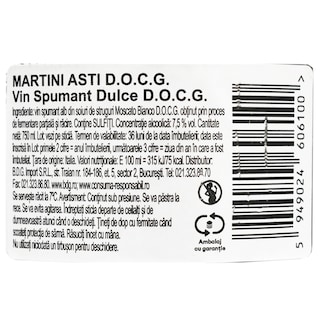 Martini | Vin spumant dulce, alb 750ml