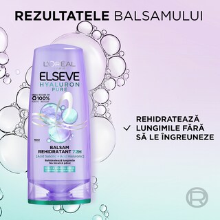 Elseve | Balsam rehidratant Hyaluron Pure 200ml