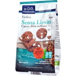 Biscuiti bio cu cacao si orez 350g