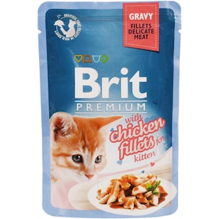 Brit Premium | Hrana umeda cu pui, pentru pui de pisica 85g