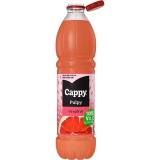 Cappy Pulpy | Bautura racoritoare cu suc si pulpa de grepfrut roz 1.5L