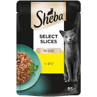 Sheba | Hrana umeda pentru pisici, cu pui 85g