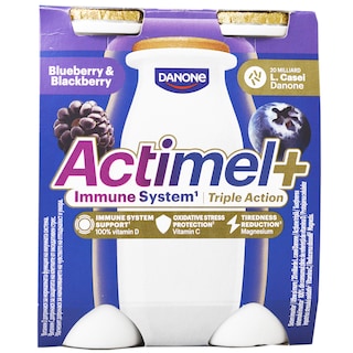 Actimel | Iaurt de baut cu afine si mure 4x100g