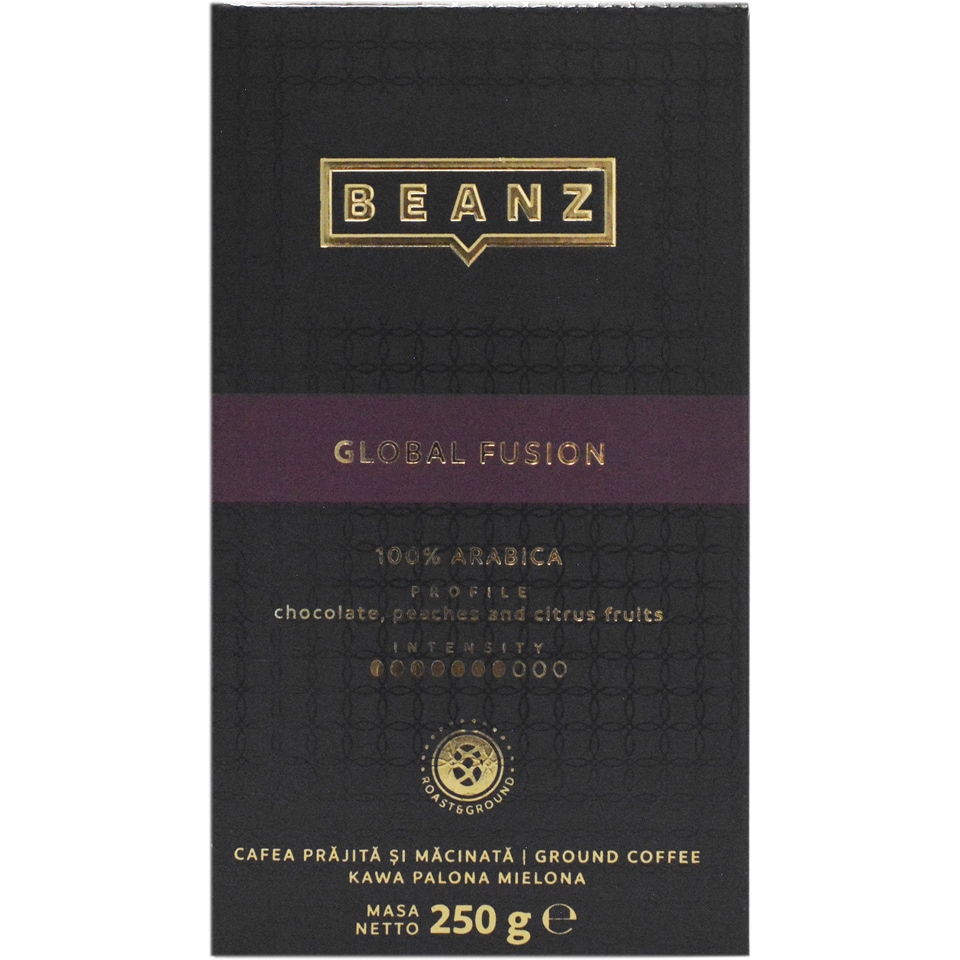 Beanz | Cafea macinata Global Fusion 250g | Mega-image