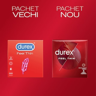 Durex | Prezervative Fell thin 3 bucati