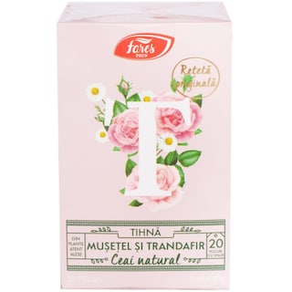 Fares | Ceai de musetel si trandafiri 40g