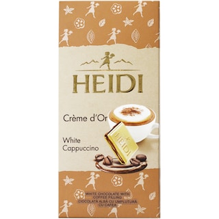 Heidi | Ciocolata alba cu umplutura cu cafea 90g