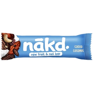 Nakd | Baton raw vegan cu cacao si nuca de cocos fara gluten 35g