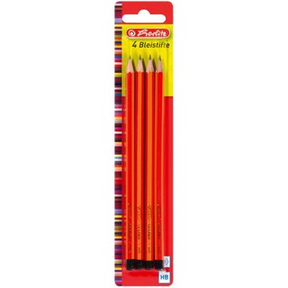 Herlitz | Creion scolar HB, 4 bucati