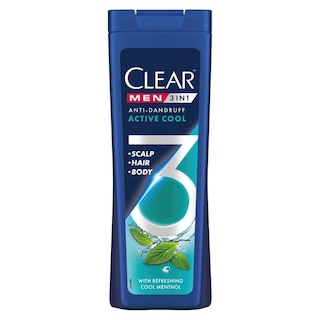 Clear | Men | Sampon 3in1 Active Cool 360ml