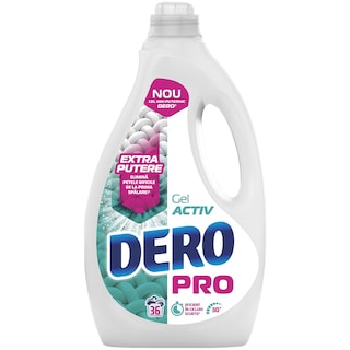 Dero | Detergent Gel Activ Pro, 36 spalari, 1.8L