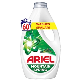 Ariel | Detergent lichid Mountain Spring, 60 spalari 2.7L