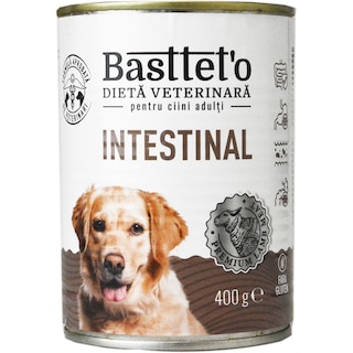 Bastteto | Hrana umeda dietetica pentru caini adulti, Intestinal 400g