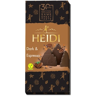 Heidi | Dark | Ciocolata amaruie cu cafea 80g
