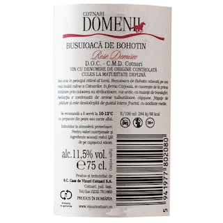Domenii | Vin roze demisec Busuioaca de Bohotin 0.75L
