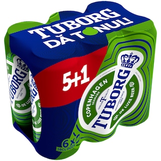 Tuborg | Bere lager 5+1 x 0.5L
