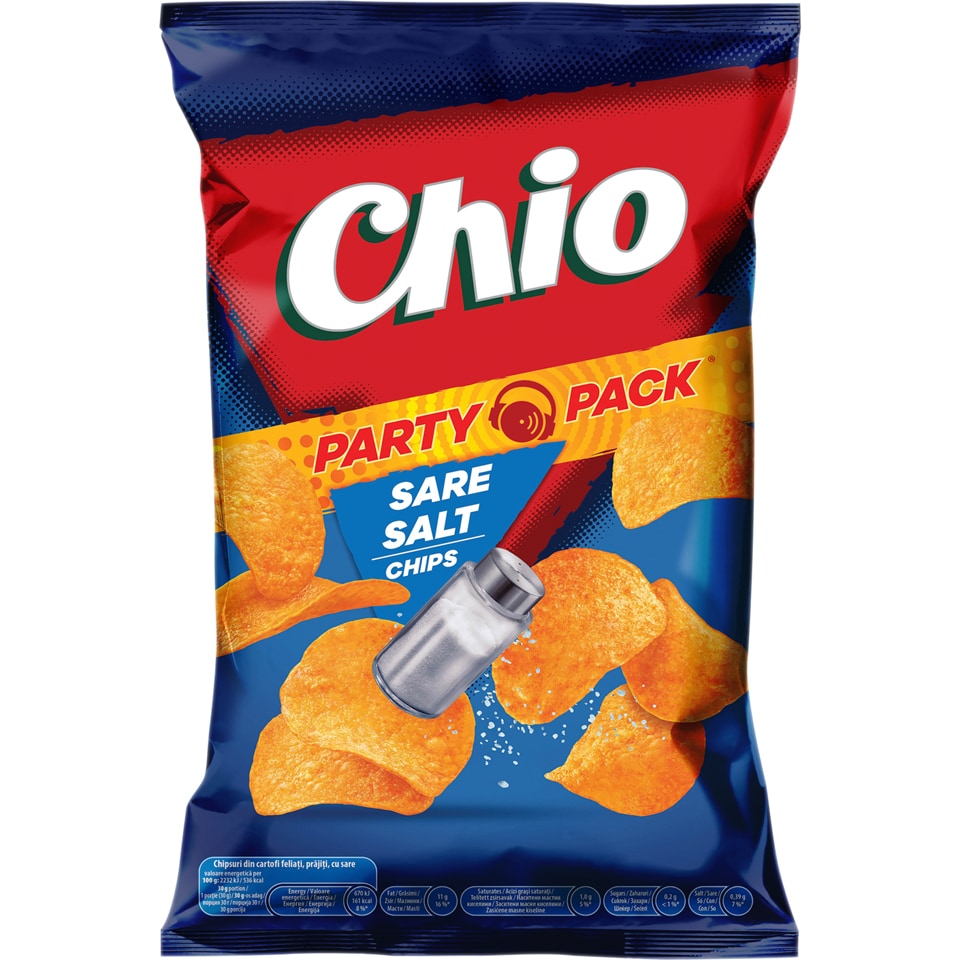 Chipsuri cu sare 170g (cu card Connect)