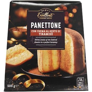 Excellent | Panettone cu crema cu aroma de Tiramisu 500g