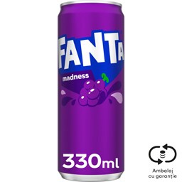 Fanta | Bautura carbogazoasa cu suc de struguri 330ml