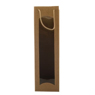 Cartobello | Punga pentru sticla porto natur marimea M 11.5x10.5x38.5cm