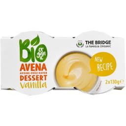 Desert bio cu ovaz si vanilie 2x130g