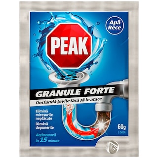 Peak | Granule pentru desfundat tevi Apa rece 60g