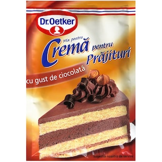 Dr. Oetker | Crema pentru prajituri cu gust de ciocolata 55g