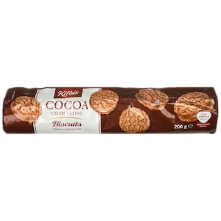 Kitbis | Biscuiti umpluti cu crema cu cacao 200g