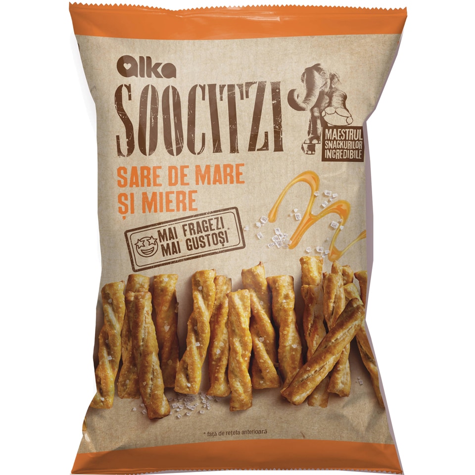 Alka | Soocitzi cu sare de mare si miere 200g | Mega-image