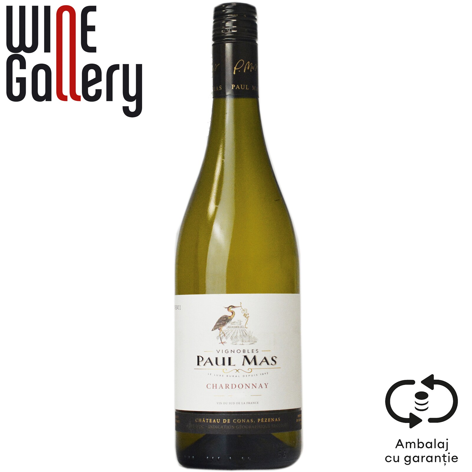 Paul Mas | Vignobles | Vin alb sec Chardonnay 0.75L | Mega-image
