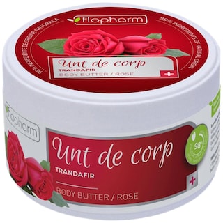 Flopharm | Unt de corp cu trandafir 250g