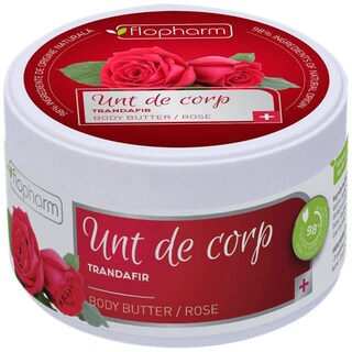 Flopharm | Unt de corp cu trandafir 250g