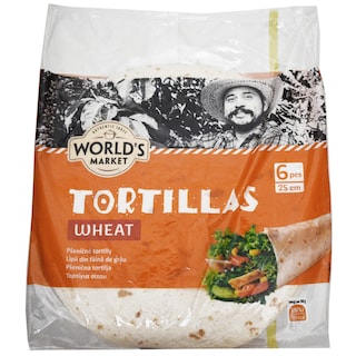 World's Market | Tortilla Lipii din faina de grau, pre-coapte 370g