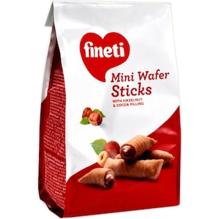 Fineti | Sticks din napolitane cu alune de padure si cacao 100g
