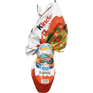 Kinder | Ou de ciocolata cu lapte Maxi Surprise Hot Wheels 150g