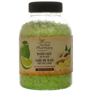 Herbal Pharmacy | Sare de baie cu lamaie verde si ghimbir 1.2kg