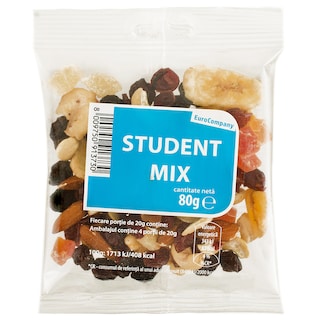Euro Company | Mix de fructe uscate 80g