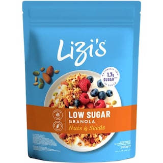 Lizi's | Granola Low Sugar nuci si seminte 500g