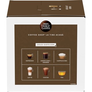 Nescafe | Dolce Gusto | Cafea Cafe au lait Intenso, 16 capsule