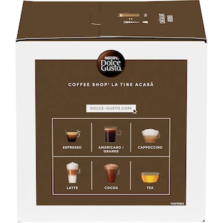 Nescafe | Dolce Gusto | Cafea Cafe au lait Intenso, 16 capsule