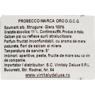Valdo | Vin spumant Marca Oro Prosecco 0.75L